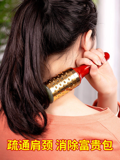 Jade Moxibustion Stick Manual Rolling Eye Moxa Facial Mugwort Pot Massage 艾灸艾条艾草