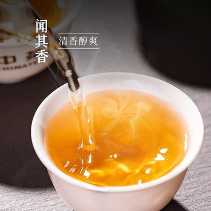 COFCO Zhongcha White Tea Da Guan White Peony Tea Cake Tight Pressed Tea 330g