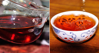 Lao Tong Zhi JIAJIA 7598 Anning Haiwan Yunnan Pu-erh Tea Cake 2007 357g Ripe