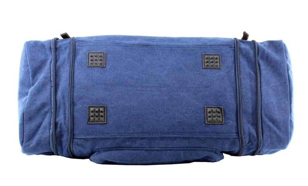 Jiao Miao Overnight Handbag Shoulder Canvas Travel One Size (Hardcode), Blue