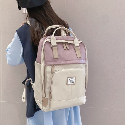 Multifunction Fashion Student Backpack Portable Shoulder Laptop Bag 30*13*42 CM