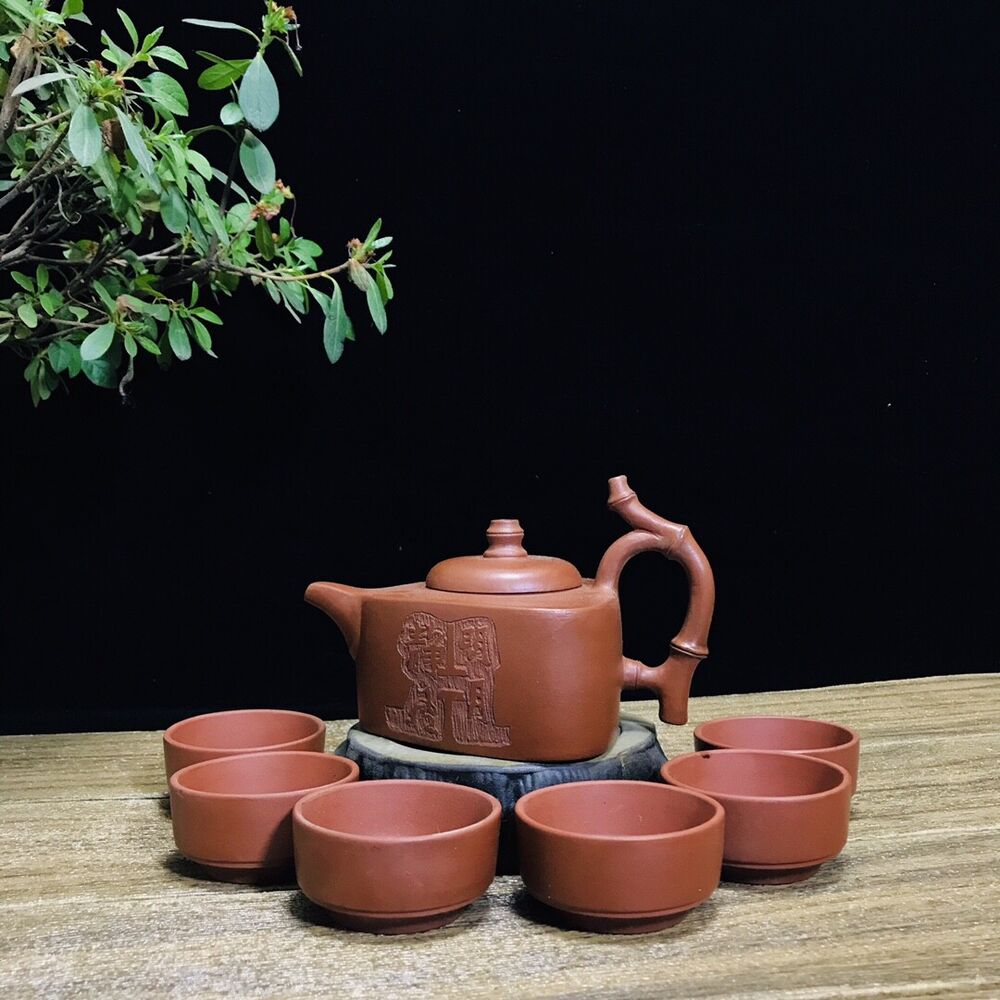 Chinese Yixing Zisha Clay Handmade Exquisite Teapot （矮竹舟 底款：朱可心）