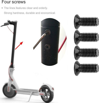 4Pcs Original Front Tube Screws Electric Scooter Handle Bar Front Holder Parts