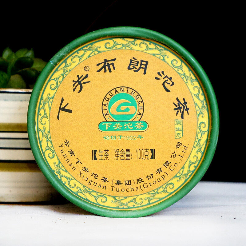 Xiaguan Tuocha Pu'er Tea Raw Tea 2010 Bulang Ancient Tree Puer Shen 100g Box