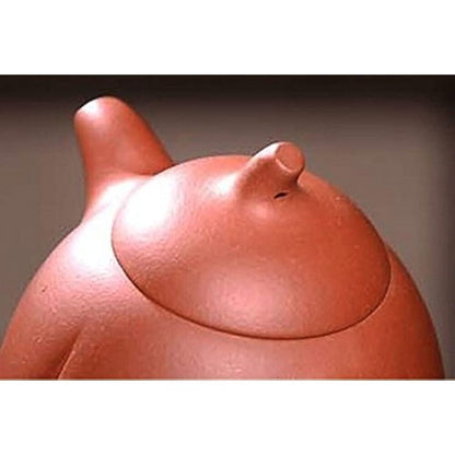 Chinese Yixing clay Teapot 7oz Zisha Purple sand tea pot Handmade Red Pumpkin紫砂壶