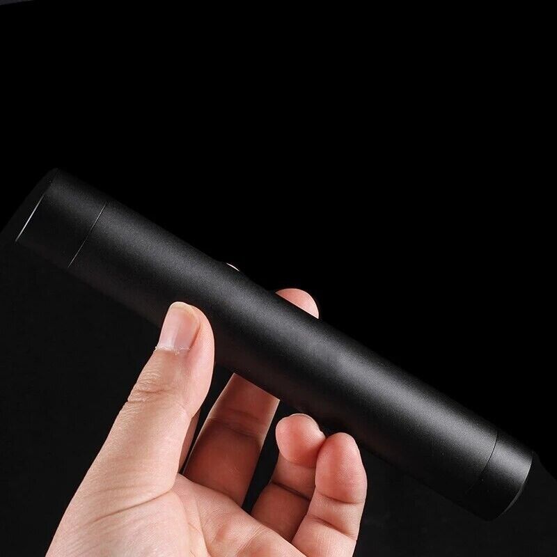 Cigar Cases Portable Metal Tube Mini Humidor Single Pipe Travel Storage 30x190mm