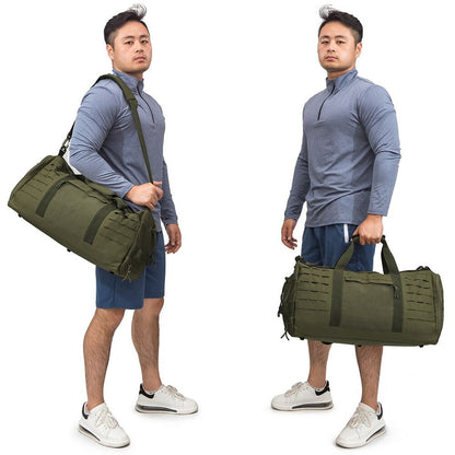 40L Sport Gym Bag Men Tactical Bag Travel Training Bag Shoe Basketball Bag