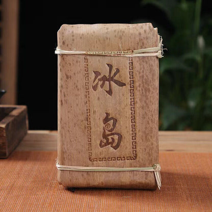 250g Iceland Puerh Raw Tea Brick Bingdao Pu-erh Sheng Tea Yunnan Pu'er Green Tea