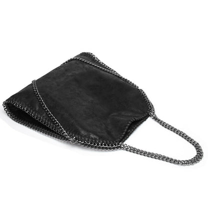 Frosted Material Handbag Woven Foldable Shoulder Women Multi-Funcation Bag Big
