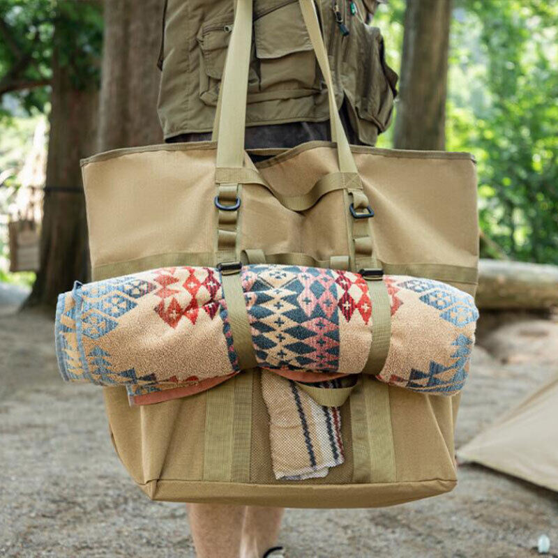 60L Outdoor Camping Storage Bag Large Capacity Backpack Tent Canopy Tote Handbag
