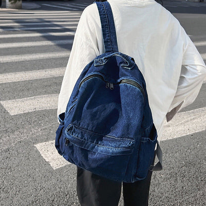 Women's Denim Shoulder Bag Gift Travel Satchel Handbags Vintage Jeans Backpack