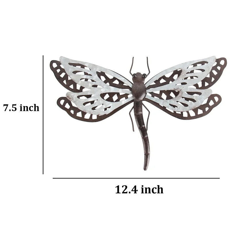 Butterfly Wall Decor Metal 3D Art Indoor Outdoor Garden Sculpture Patio Ornament