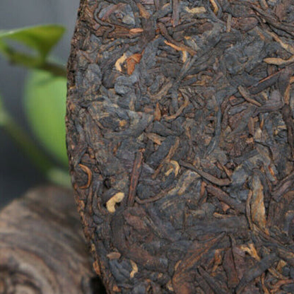 Natural Xiaguan Puer Ripe Pu-erh Tea Big Snow Golden Ribbon 357g/12.59oz