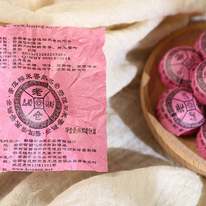 Laocang 2015yr Ripe Te Puer Mini Tuocha Double Rose Flower Flavor Tuo Cha