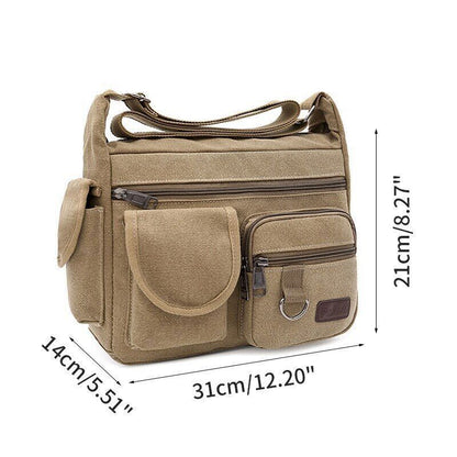 Canvas Messenger Bag Men Water Crossbody bags Shoulder Bag Male Handbag