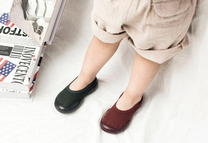 Sock Shoes Baby Boys Girls Autumn Non-slip Floor Kids Soft Rubber Toddler Knit