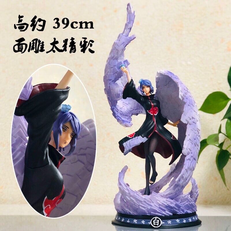 Anime Naruto Akatsuki Konan PVC Action Figure Statue Model Figurine Toys Gift
