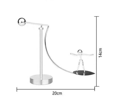 Newton Cradle Balance Steel Balls Creative Toys School Physics Teaching Supplies