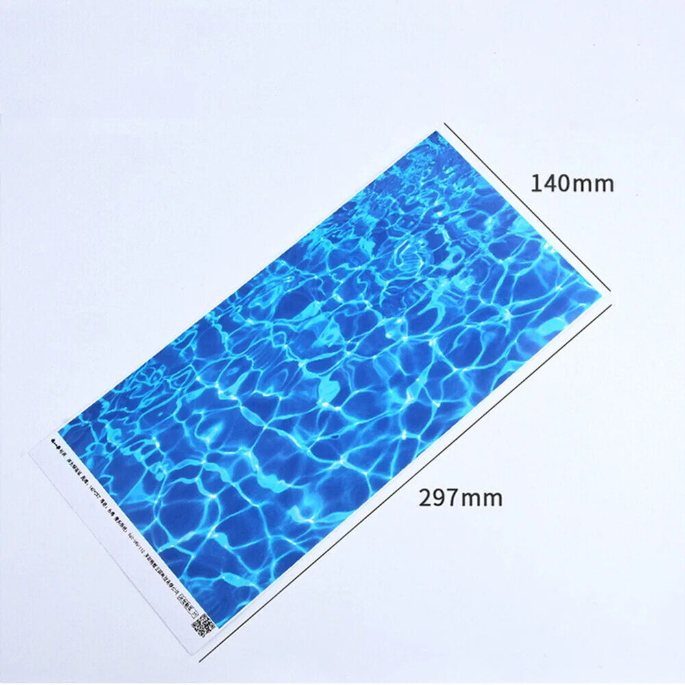 Lakes Scene Model Making Plastic Simulation Water River Effect Pattern Paper Kit