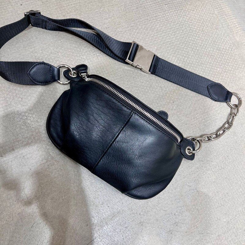 Genuine Leather Shoulder Bag Crossbody Purse Vintage Travelling Bags 25*14 CM
