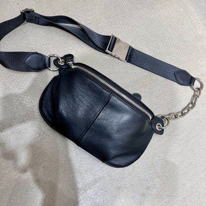 Genuine Leather Shoulder Bag Crossbody Purse Vintage Travelling Bags 25*14 CM