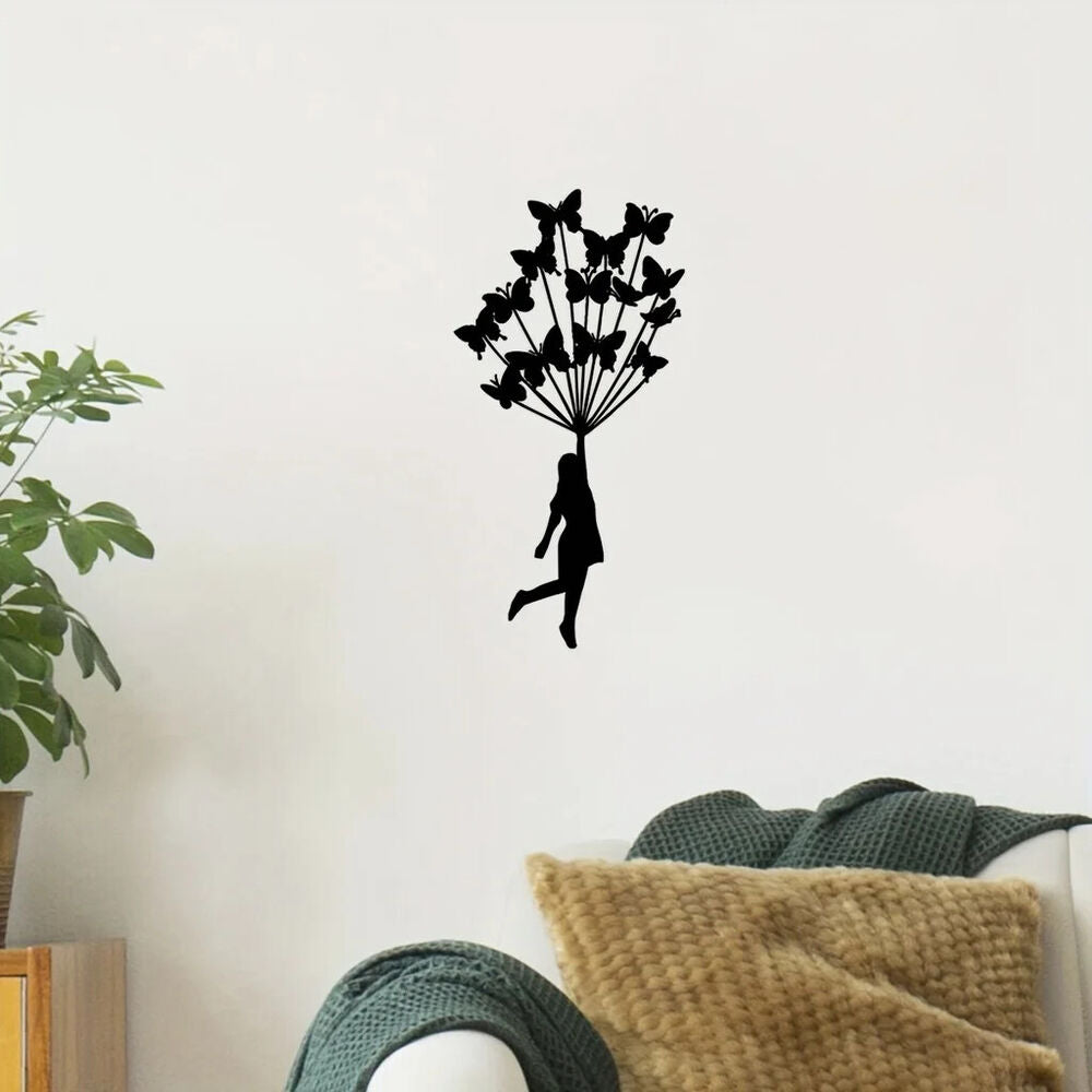 1pc Butterfly Theme Decor, Wall Art Decorations, Indoor Living Room Classic Room