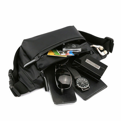 Men Belt Bag Chest Pack Male Waist Bag Sports Pack Men's Travel Shoulder Bags