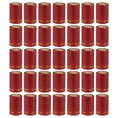 Wine Bottle Caps 100 Pcs Plastic Heat Shrinkable Sealed Cover Barware Tools 33mm