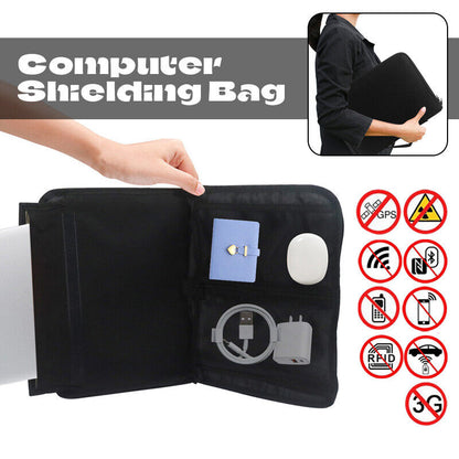 Faraday Computer Phone Blocker Bag RFID RF Signal Blocker Shielding Handbag