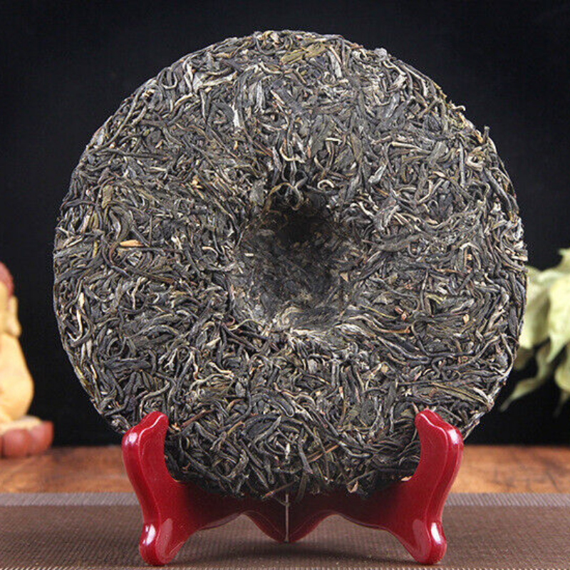 Pu-erh Tea Cha Tea Cake Yiwu Phoenix Nest Ancient Tree Pu-erh Green Tea 357g