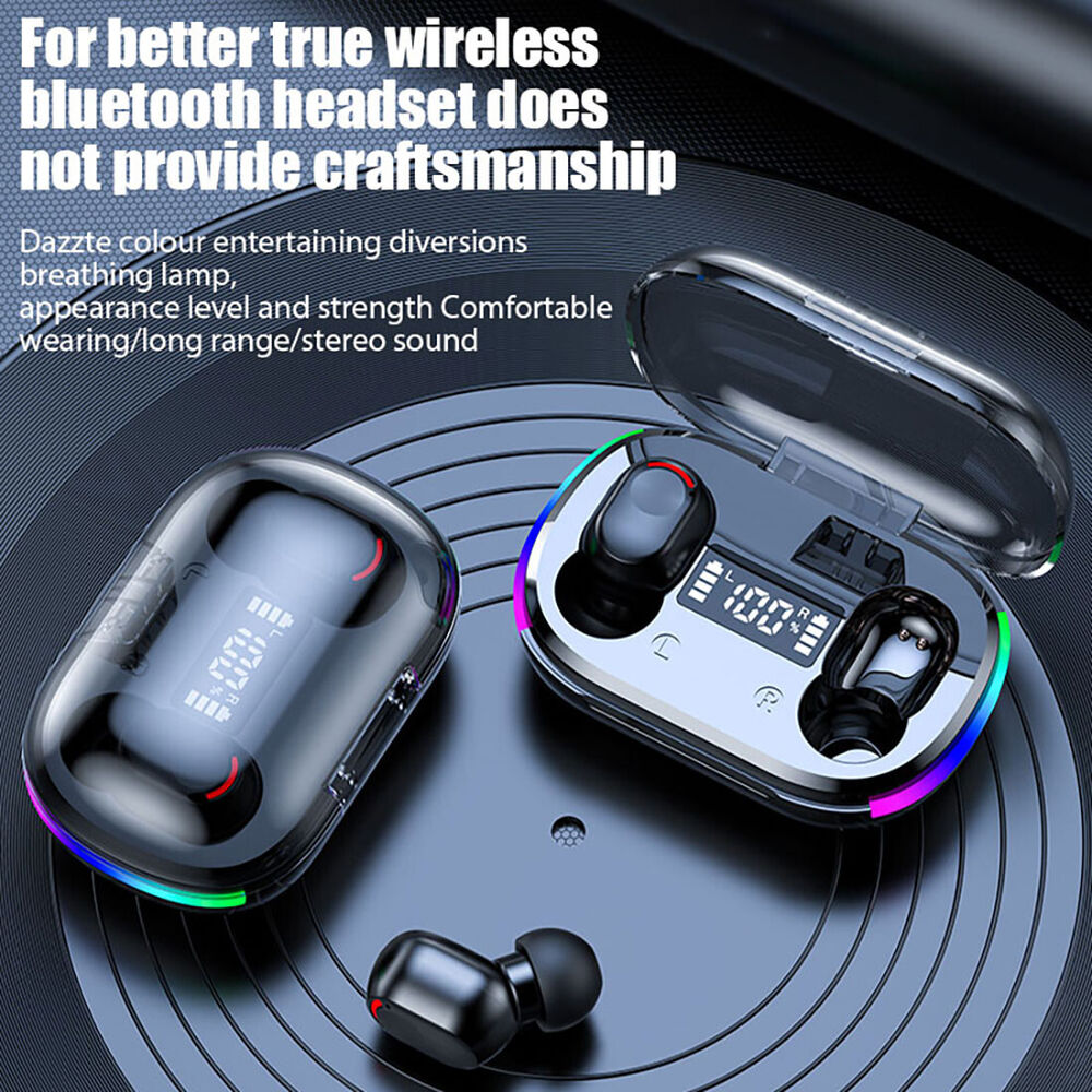 True Wireless Earbuds Bluetooth 5.3 Earphones Waterproof Headphones Sport Earbud