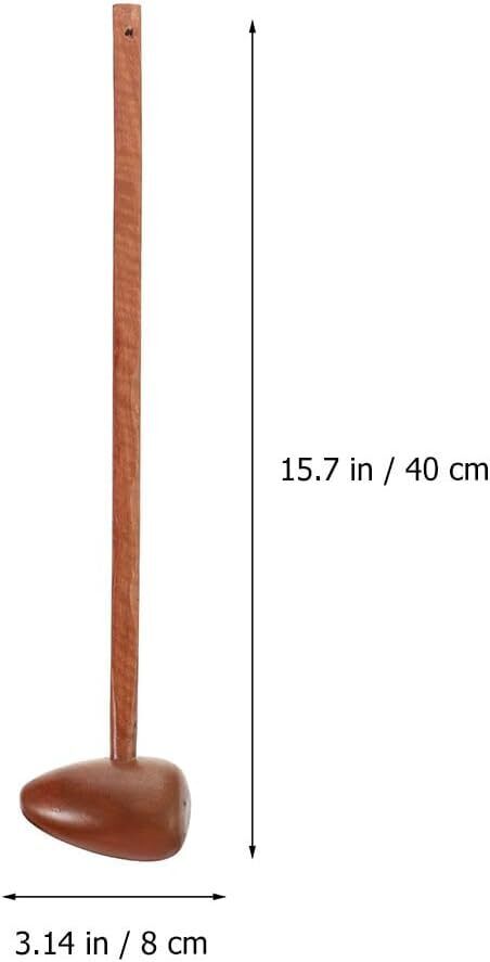 Wooden Massage Hammer Back Muscle Puncher Stick Trigger Point Massager 2 Pieces