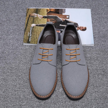 Men Suede Shoes Blue Shoes Men Flats Men Sneakers Casual Men Shoes
