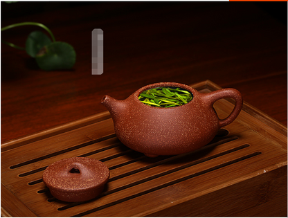 Chinese Yixing Zisha Clay Handmade Exquisite Teapot （石瓢 底款：）