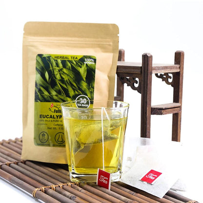 2023 FullChea Eucalyptus Herbal Tea Bag 30 Teabags, 1.5g/bag