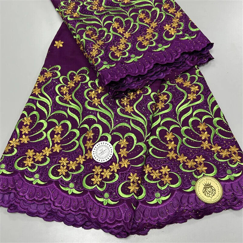 5 yard Swiss lace latest heavy beaded Embroidery 100% lace popular