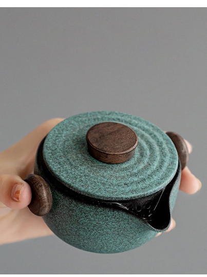 Green Ceramic Tea Cups and Sets Chinese Tea Set