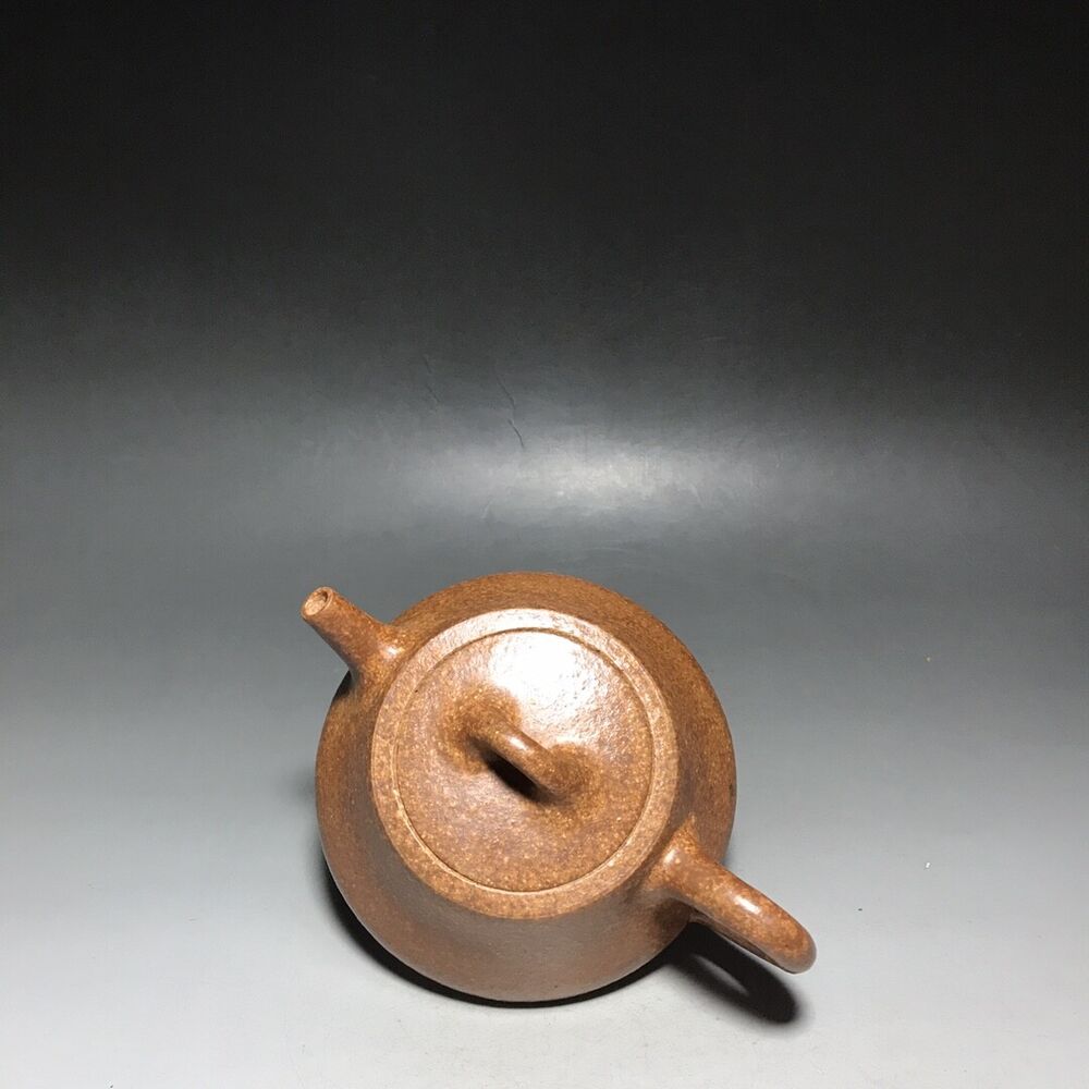 vintage chinese yixing purple clay teapot zisha ceremony carving Collectible art