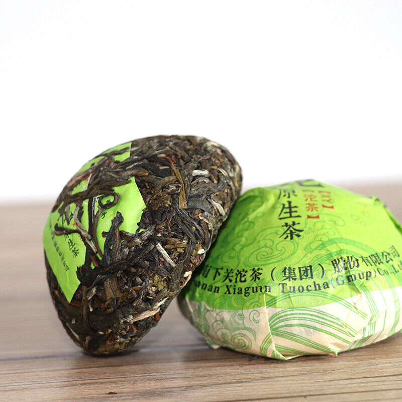 2017 BangLong Hua Zhu Liang Zi Spring Xiaguan Puer Pu-erh TuoCha Raw Green Tea