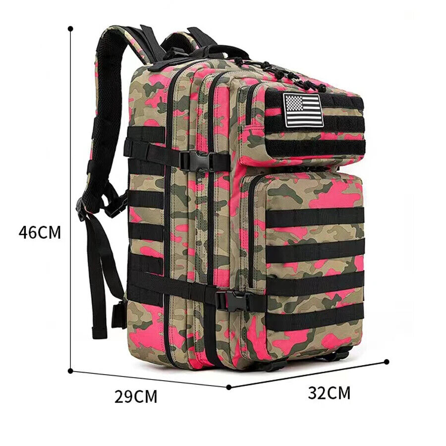 Man Tactical Backpack 50L Military Backpack Bags Outdoor Cycling Hiking Travel