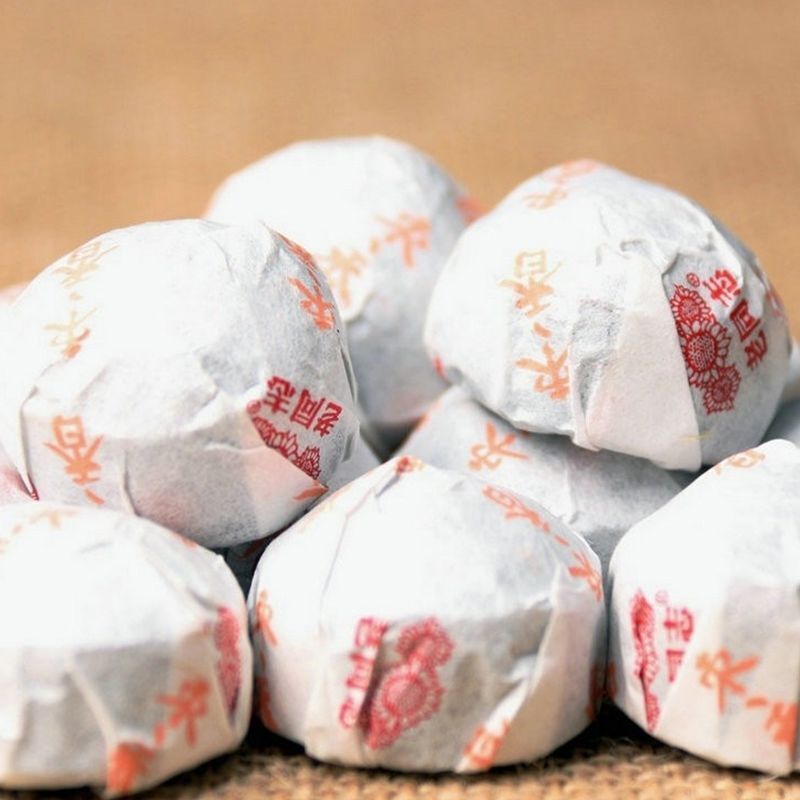2024 Jujube Fragrance Compressed Mini Puer Tea Pu'er Tea Cooked Tea Healthy