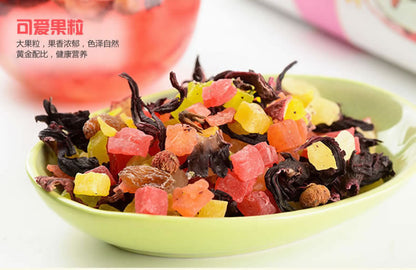 5 Kinds Fruit Tea Bags 100% Natural Fruit Tea Sets 250g Kiwi Fruit Hawthorn Etc.