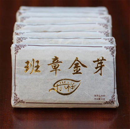 50g Chinese Yunnan Ripe Puerh Tea Brick Black Tea Top Quality Shu Puer Pu'er Tea