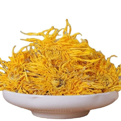 4 Pieces Chrysanthemum A Large Cup of Natural Herbal Tea In Summer Gold Huang Ju