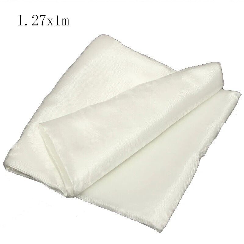 Fiberglass Fabric Cloth 1.27x1m Glass Fibers Non-Woven Plain Weave DIY Materials