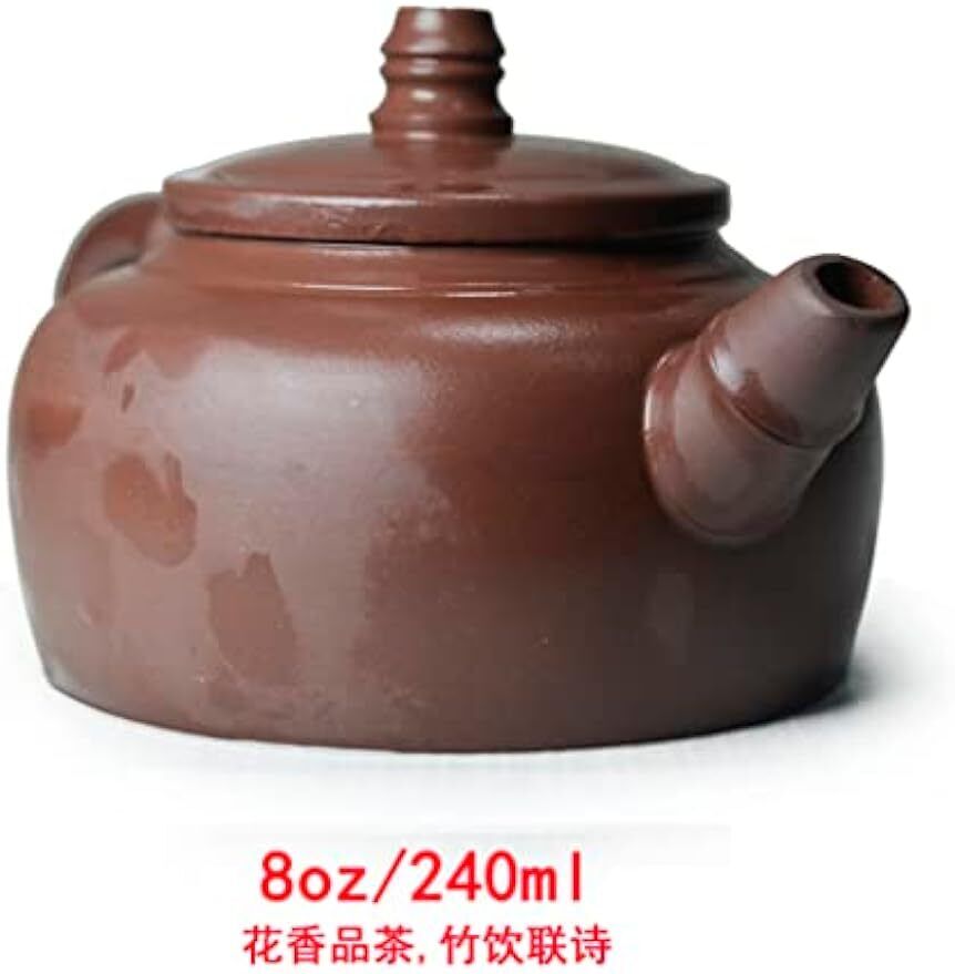 Teapot 8oz Chinese Yixing Tea Pots Genuine Zini Clay Dragon Handmade Zisha