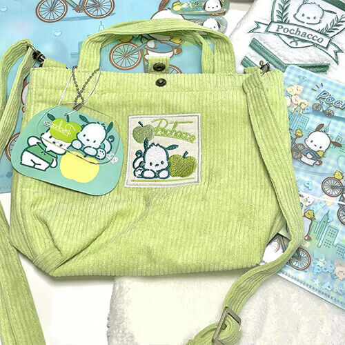 Pochacco Autumn Winter Plush Bag Anime Large Capacity Handbag Tote Girls Gifts