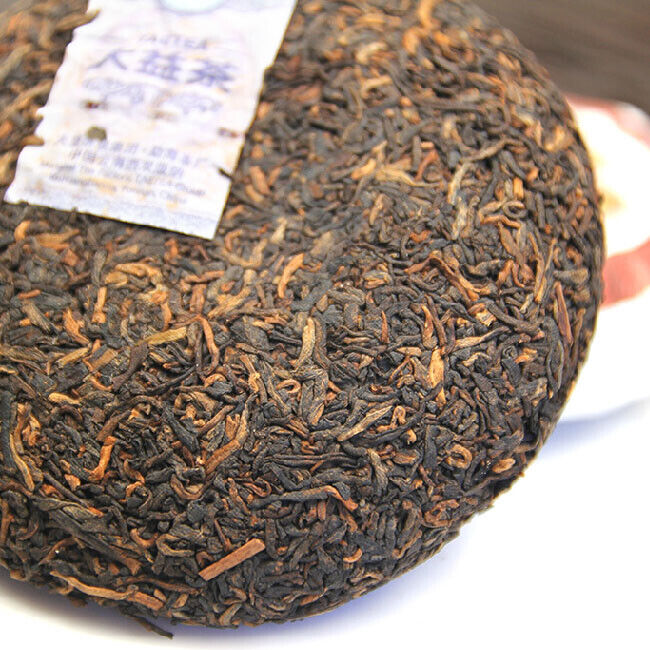 Wu Zi Deng Ke * Menghai Dayi Pu-erh Tea Cake 1401 Pu'er Ripe Puer Shu 150g