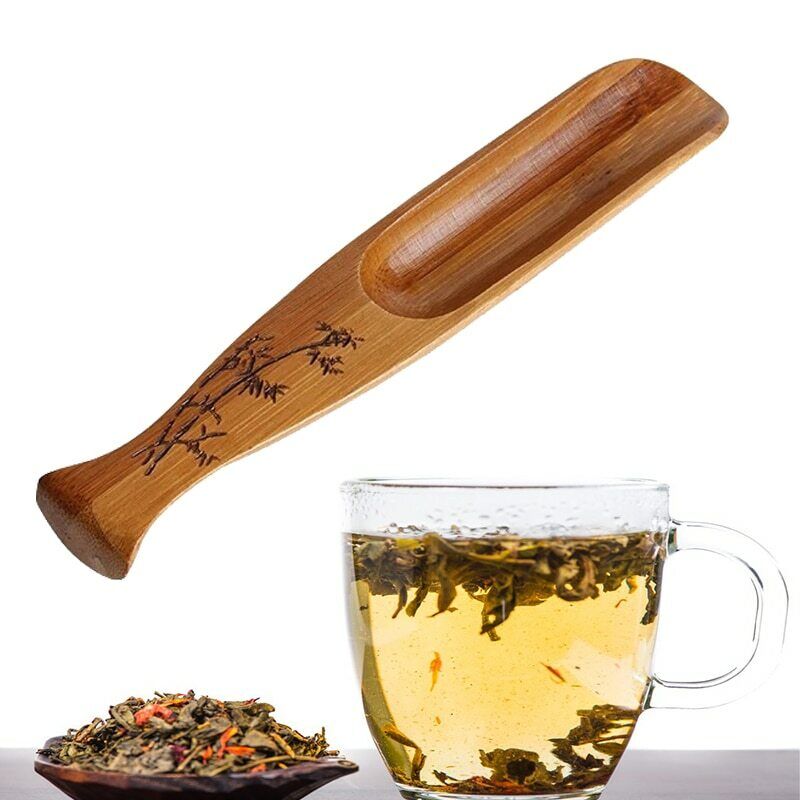 Tea Scoop Shovel Bamboo Coffee Tea Spoon Powder Tools Chinese Teaset Accessories