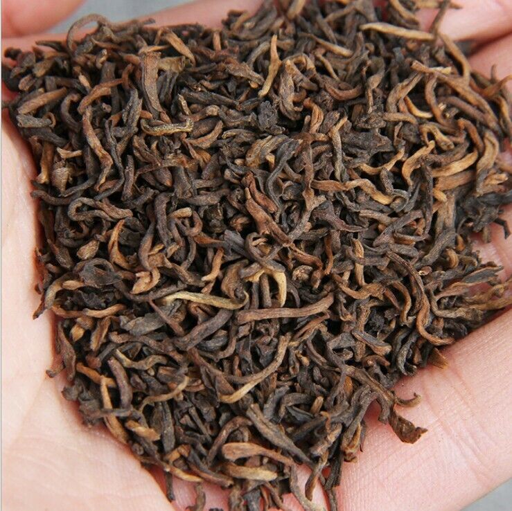 YunNan MengHai GongTing Puer Ripe Tea Loose Cooked Puerh Mellow pu'er tea